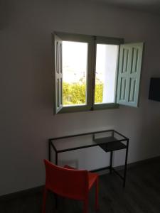 TV a/nebo společenská místnost v ubytování Casa los tejones