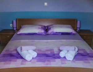 Postel nebo postele na pokoji v ubytování Apartman Nature