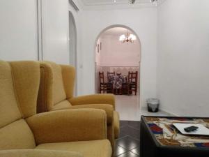 A seating area at Alojamiento Rural Carmen