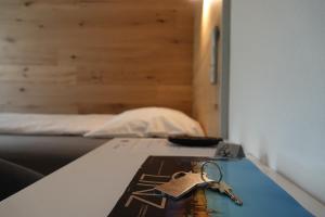 Letto o letti in una camera di Gasthof "Zur Kanne"