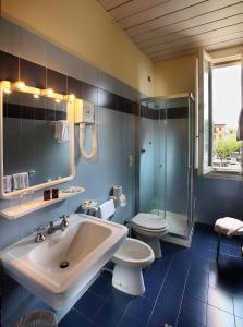 Koupelna v ubytování Grand Hotel Plaza & Locanda Maggiore