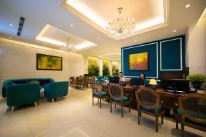 Posezení v ubytování Alagon Saigon Hotel & Spa