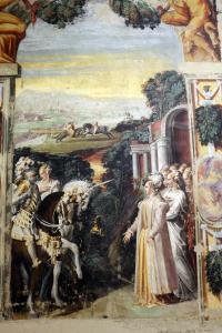 a painting of a painting of a group of people at Palazzo di Alcina - Residenza d'Epoca - Luxury- in Bologna