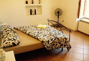 Säng eller sängar i ett rum på Agriturismo Le Terre d'Abruzzo Country House