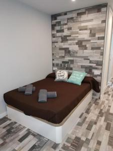 Postel nebo postele na pokoji v ubytování RANDMAR APARTMENT COSTA DEL SOL