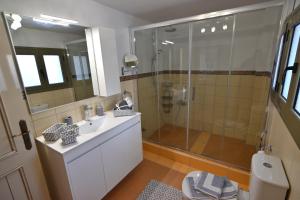 Kúpeľňa v ubytovaní Villa Ela Ferienappartements