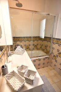 Kúpeľňa v ubytovaní Villa Ela Ferienappartements