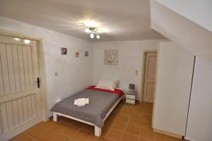 Posteľ alebo postele v izbe v ubytovaní Villa Ela Ferienappartements
