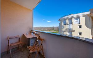 Balkón alebo terasa v ubytovaní Apartment Branka - Monterol