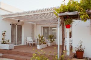 Balkón alebo terasa v ubytovaní V Es Pujols Formentera rustick