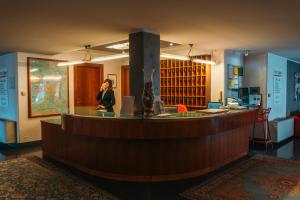 Ο χώρος του λόμπι ή της ρεσεψιόν στο Residence Hotel Torino Uno