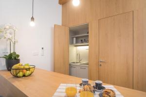 Kuchyň nebo kuchyňský kout v ubytování Rooms Kala