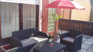Posezení v ubytování Hotel Luca