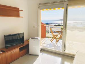 Balkón alebo terasa v ubytovaní ROC MAR 3 3D - Apartamento cerca del centro y de la playa - terraza con vistas al mar y al puerto