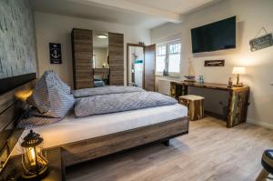 Postel nebo postele na pokoji v ubytování Hotel HaWattn