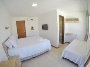 Ένα ή περισσότερα κρεβάτια σε δωμάτιο στο Casa Corvina