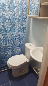 Koupelna v ubytování Casa Francia