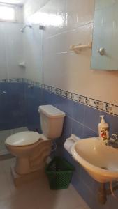 Koupelna v ubytování Casa Francia