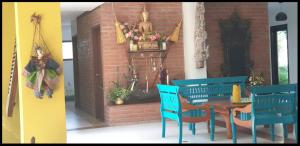 Istumisnurk majutusasutuses Thanakha Inle Hotel