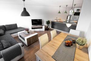 Ruang duduk di Old Town Luxury Apartment in heart of Bratislava