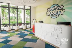 a waiting room at a hollywood roostry restaurant at Hard Rock Hotel Desaru Coast in Desaru
