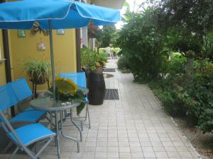 Zahrada ubytování B&B Mariposa