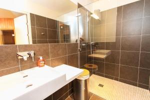 Koupelna v ubytování Emma Apartments-