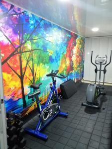 Fitness centrum a/nebo fitness zařízení v ubytování Hotel San Antonio Guarne
