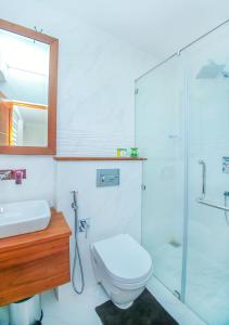 HummingBird Hill Cottage tesisinde bir banyo