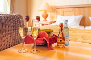 Nápoje v ubytování Strandhotel Möwe