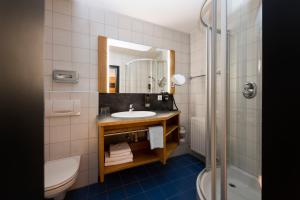 Ein Badezimmer in der Unterkunft Hotel Bergkranz