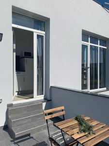 Balkón nebo terasa v ubytování Modern Apartments Day