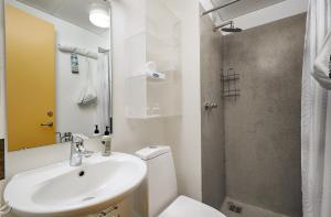 Baðherbergi á Hotel Edda Egilsstadir