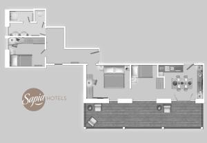 Majutuskoha Sapia Hotel St. Fridolin korruse plaan