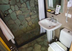Koupelna v ubytování Tufenkian Avan Marak Tsapatagh Hotel