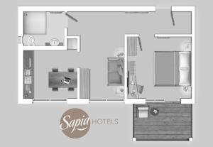 Majutuskoha Sapia Hotel St. Fridolin korruse plaan