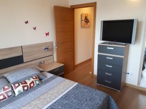 TV a/nebo společenská místnost v ubytování Chalet adosado 3 dormitorios