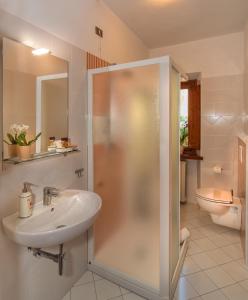 Koupelna v ubytování Villa Ricci Suites
