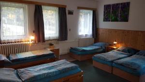 Posteľ alebo postele v izbe v ubytovaní Hostel Fortuna