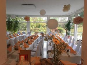 Εστιατόριο ή άλλο μέρος για φαγητό στο Gästehaus Harzluft / Gruppenferienhaus