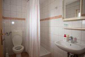 Koupelna v ubytování Guest House Čelan