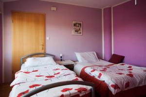 Postel nebo postele na pokoji v ubytování Guest House Čelan