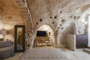 Posezení v ubytování Cenobio Hotel & SPA Matera
