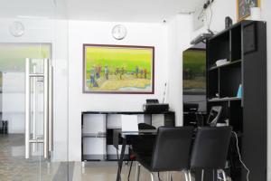 Kuchyň nebo kuchyňský kout v ubytování Residence100