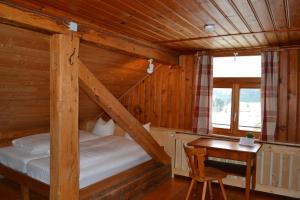 Posteľ alebo postele v izbe v ubytovaní Landhaus Bad Hopfreben