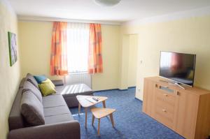 TV a/nebo společenská místnost v ubytování Hotel Gasthof Altmann