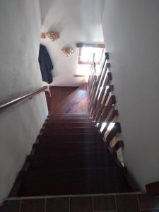 a staircase leading up to the top of a building at Casa Beghino in Lama Mocogno
