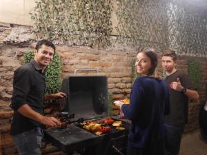 Hóspedes ficando em Hostal Vitalia