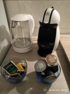 Coffee and tea making facilities at Casa Gardel