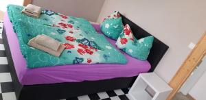 Cama o camas de una habitación en Pension ZWO16